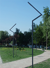 парковые столбы освещения